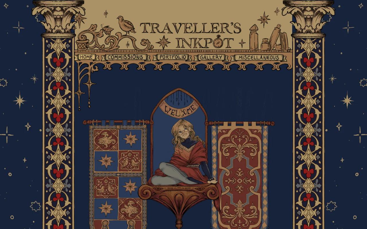 Screenshot of The Traveller's Inkpot